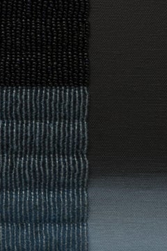 "Untitled" Painting with Beadwork by Dyani White Hawk