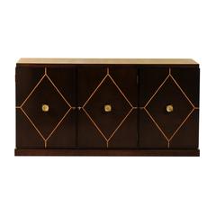 Elegant Restored Mahogany Cabinet or Buffet by Tommi Parzinger for Charak Modern 8