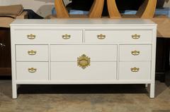 Restored Vintage Chest by Century Furniture in Cream Lacquer