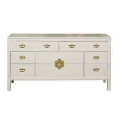 Restored Vintage Chest by Century Furniture in Cream Lacquer