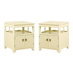 Restored Pair of Vintage End Tables or Nightstands by Baker 3