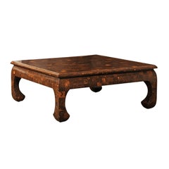 Beautiful Restored Coconut Shell Coffee Table in the Style of Enrique Garcel
