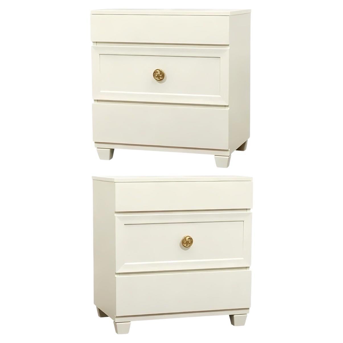 Restauriertes Paar Kommoden im Grosfeld-Haus-Stil, um 1940 im Angebot