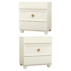 Restauriertes Paar Kommoden im Grosfeld-Haus-Stil, um 1940