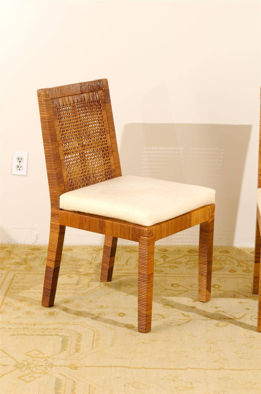 Late 20th Century Set of Six Dining Chairs by Billy Baldwin for Bielecky Brothers