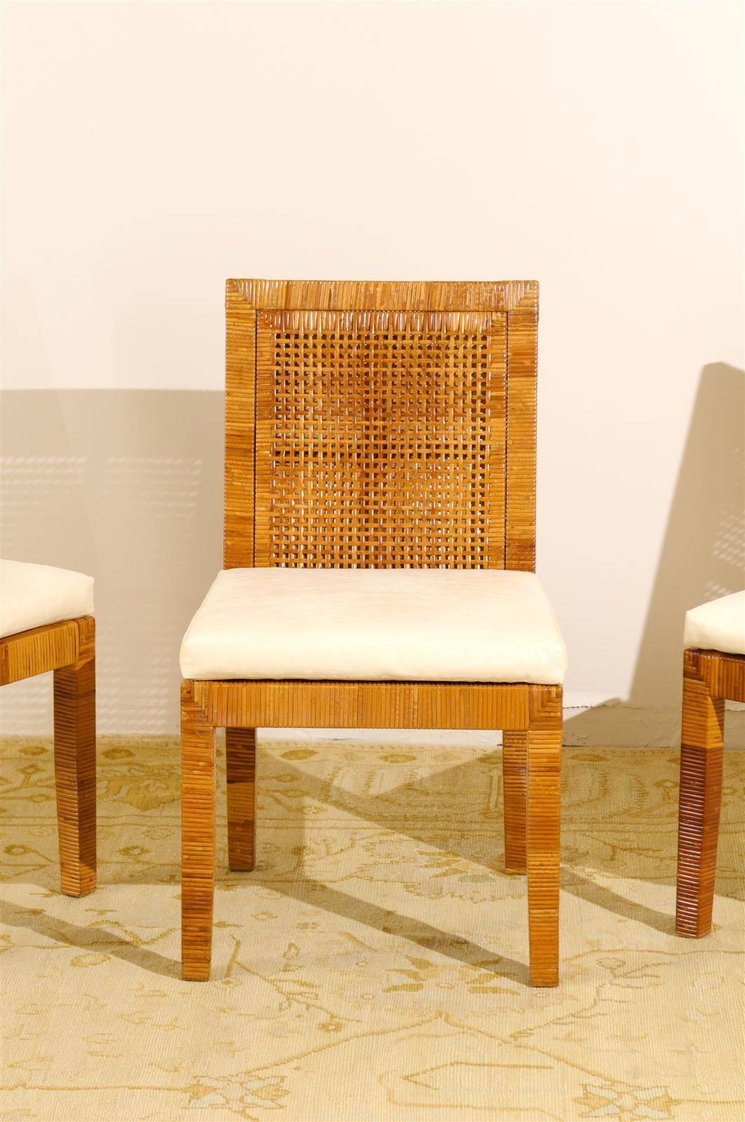 Set of Six Dining Chairs by Billy Baldwin for Bielecky Brothers In Excellent Condition In Atlanta, GA