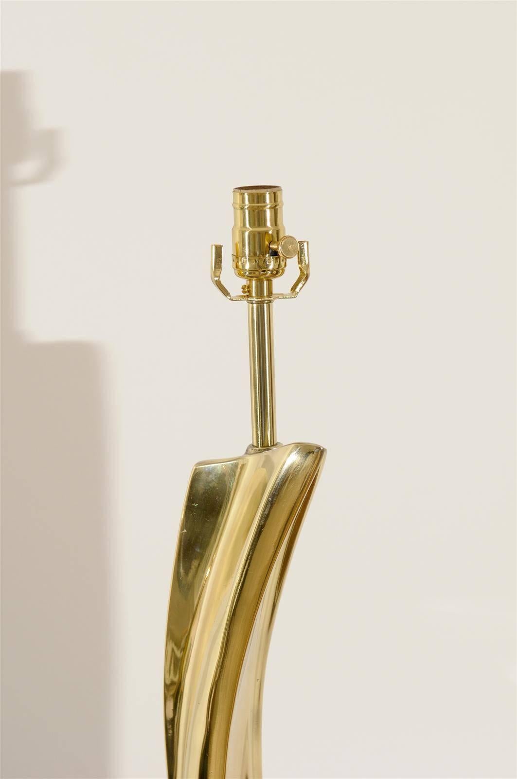 American Magnificent Restored Sculptural Pair of Large-Scale Lamps by Laurel, circa 1970 For Sale