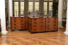 Spectacular Restored 8 Drawer Commode by Michael Taylor for Baker, circa 1960