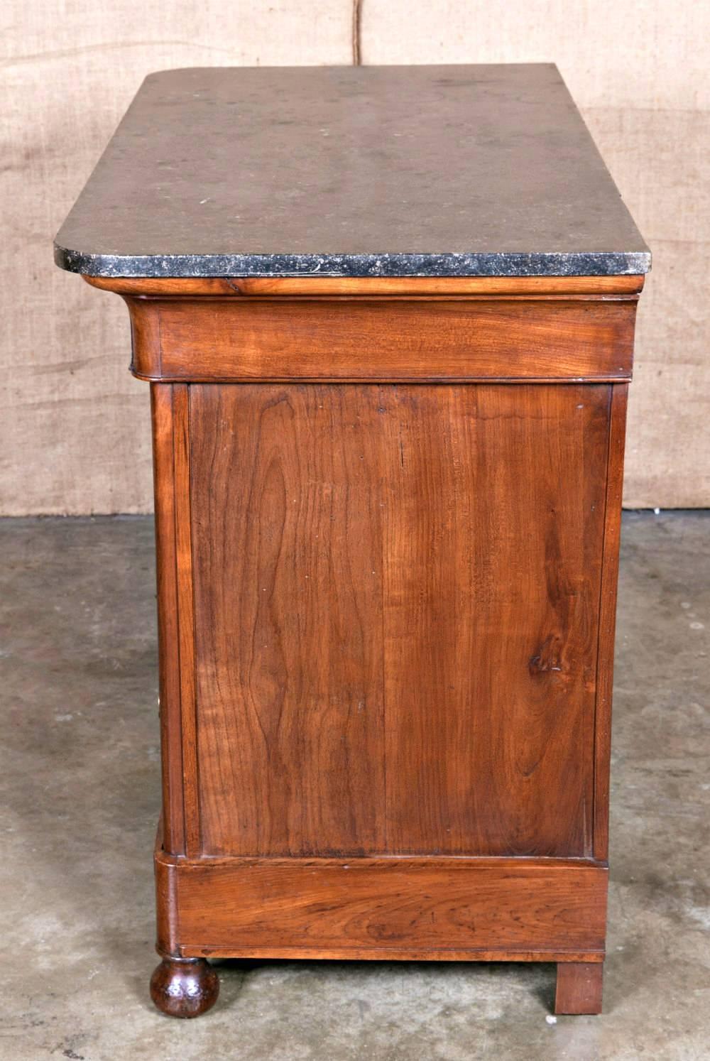 19th Century French Restauration Period Commode with Saint Anne Marble Top 2