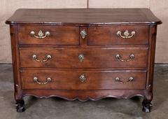 18th Century French Louis XV Period Walnut Commode Bordelaise