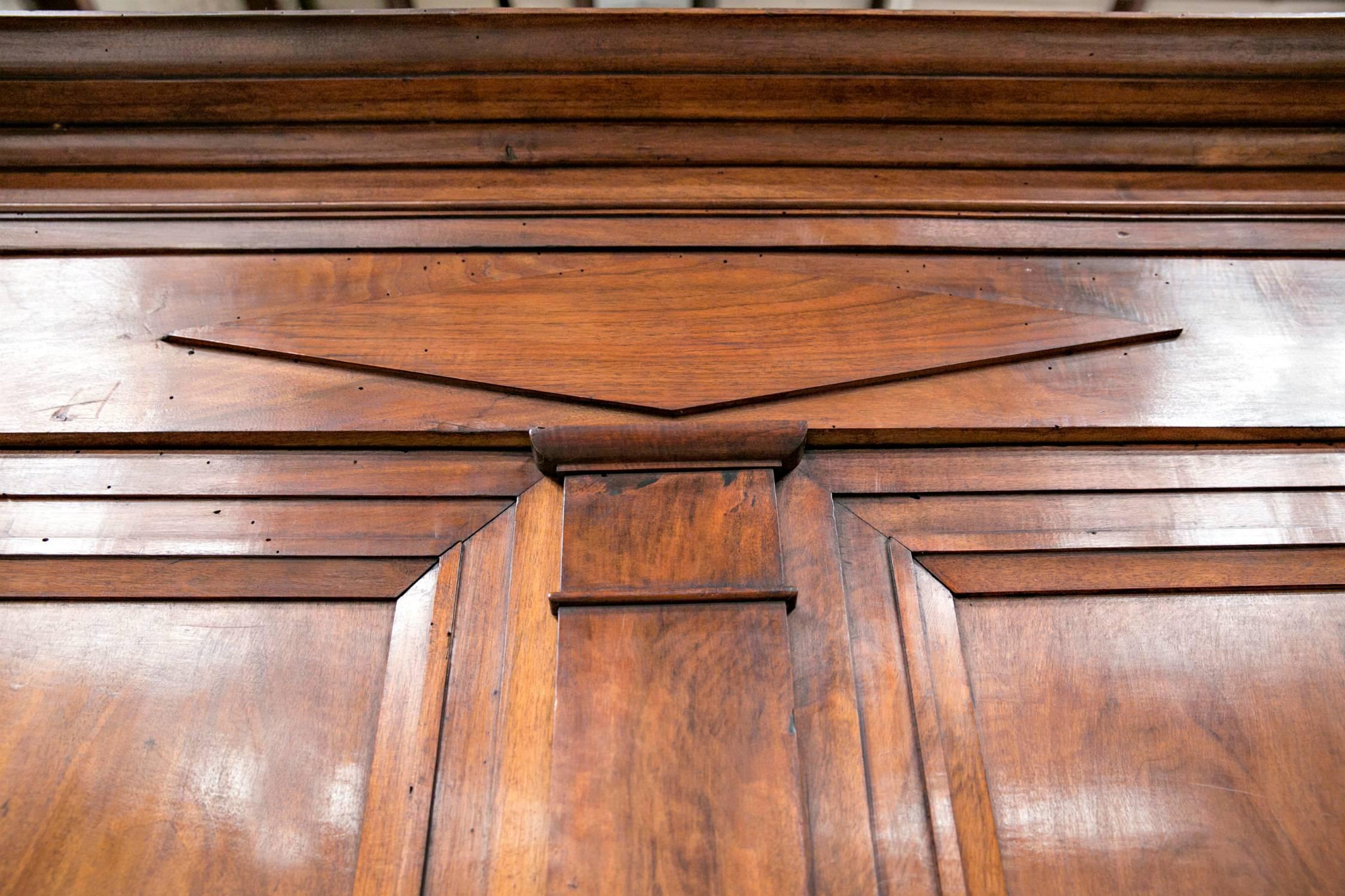 18th Century French Directoire Period Walnut Armoire