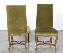 Set of Six 19th Century French Louis XV Style Dining Chairs
