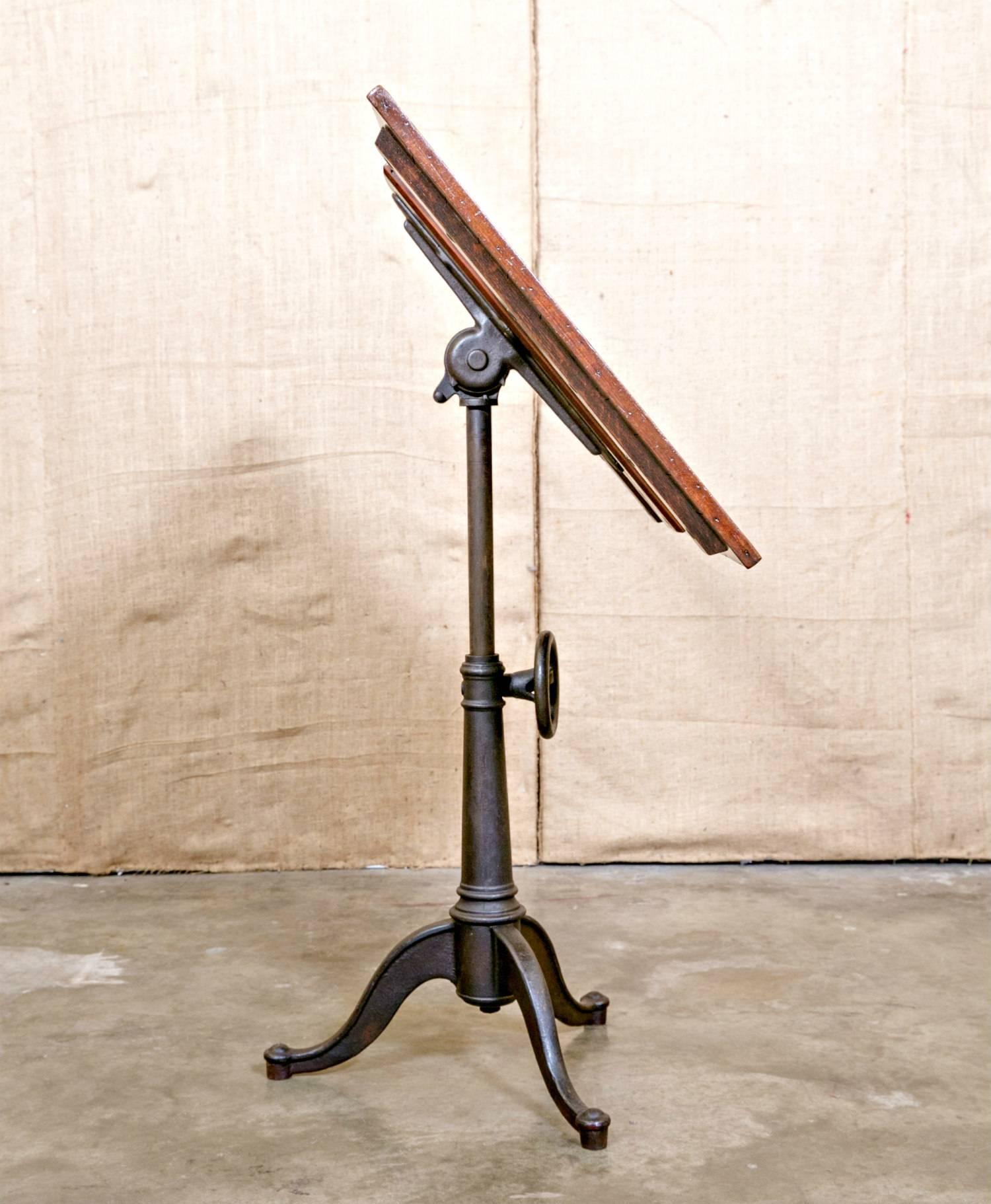 cast iron drafting table base