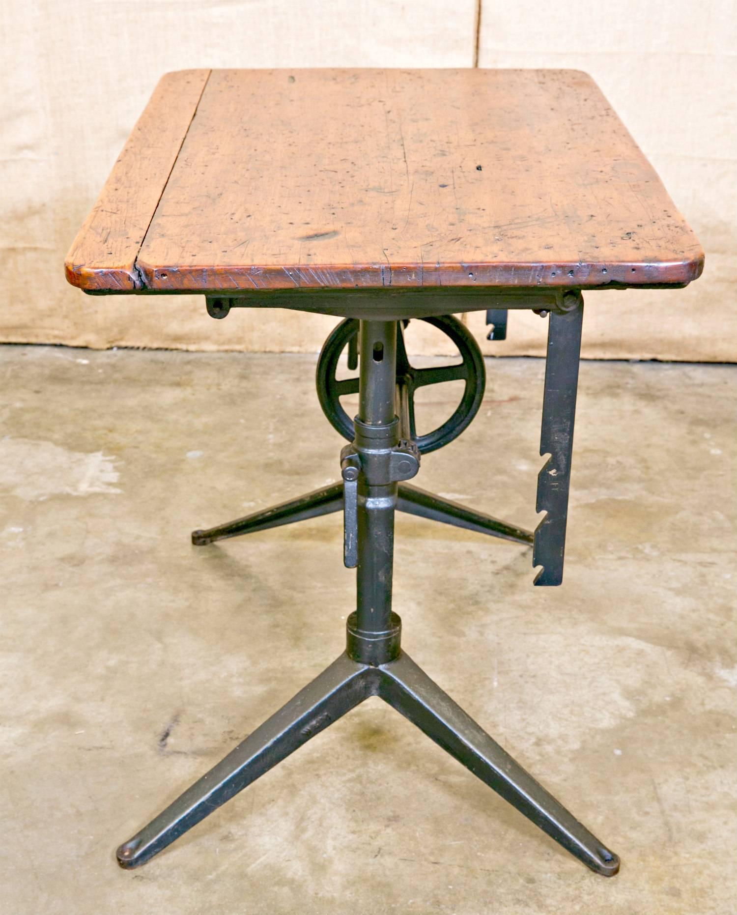 Industrial Vintage American Drafting Table