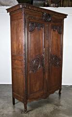 Country French Normandy Wedding Armoire