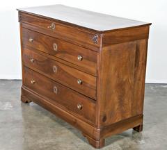 19th Century French Louis Philippe Walnut Pantaloniere Commode
