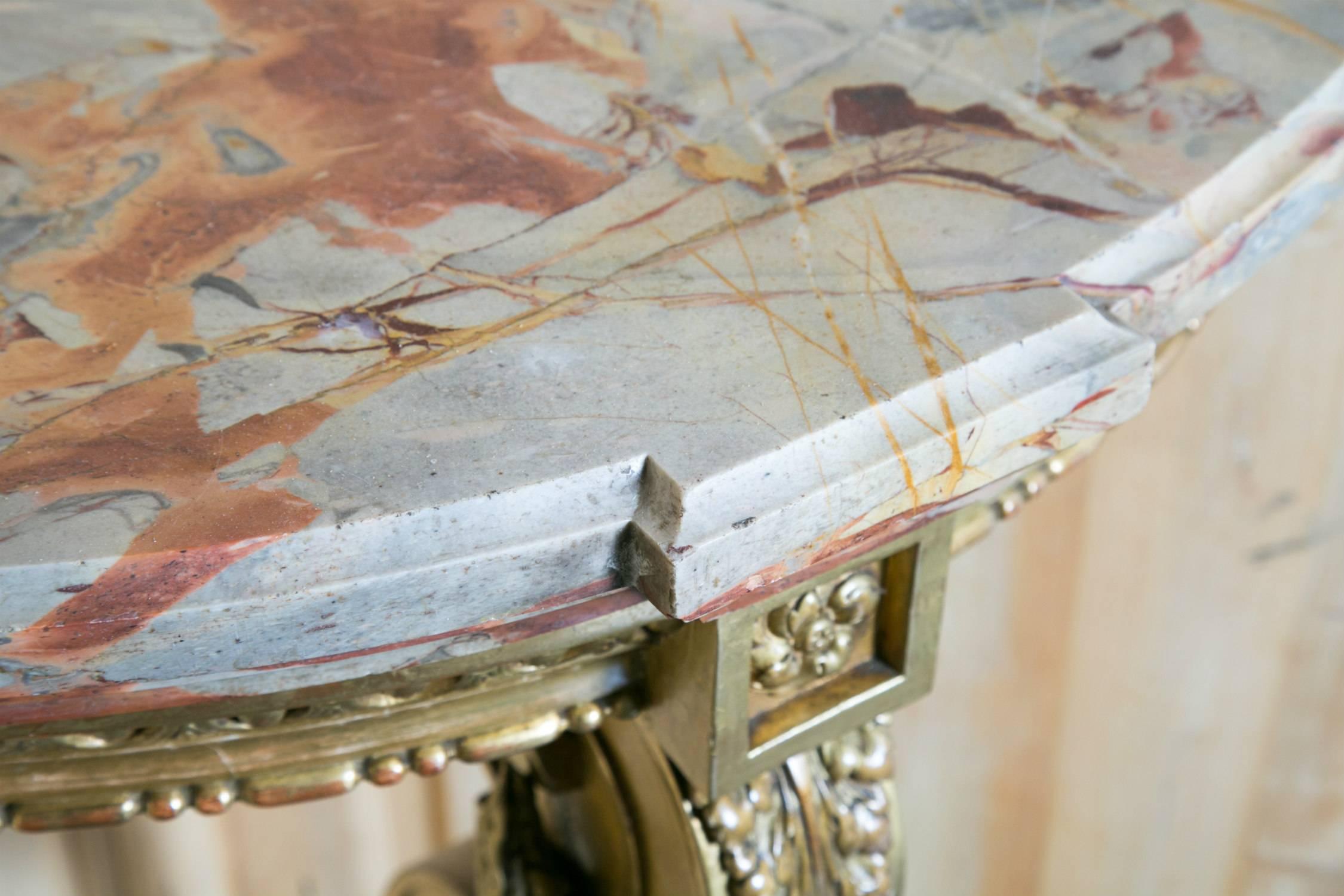 marble corner table