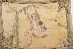 19th Century Louis XV Style Boiserie Panel with Oil Painting