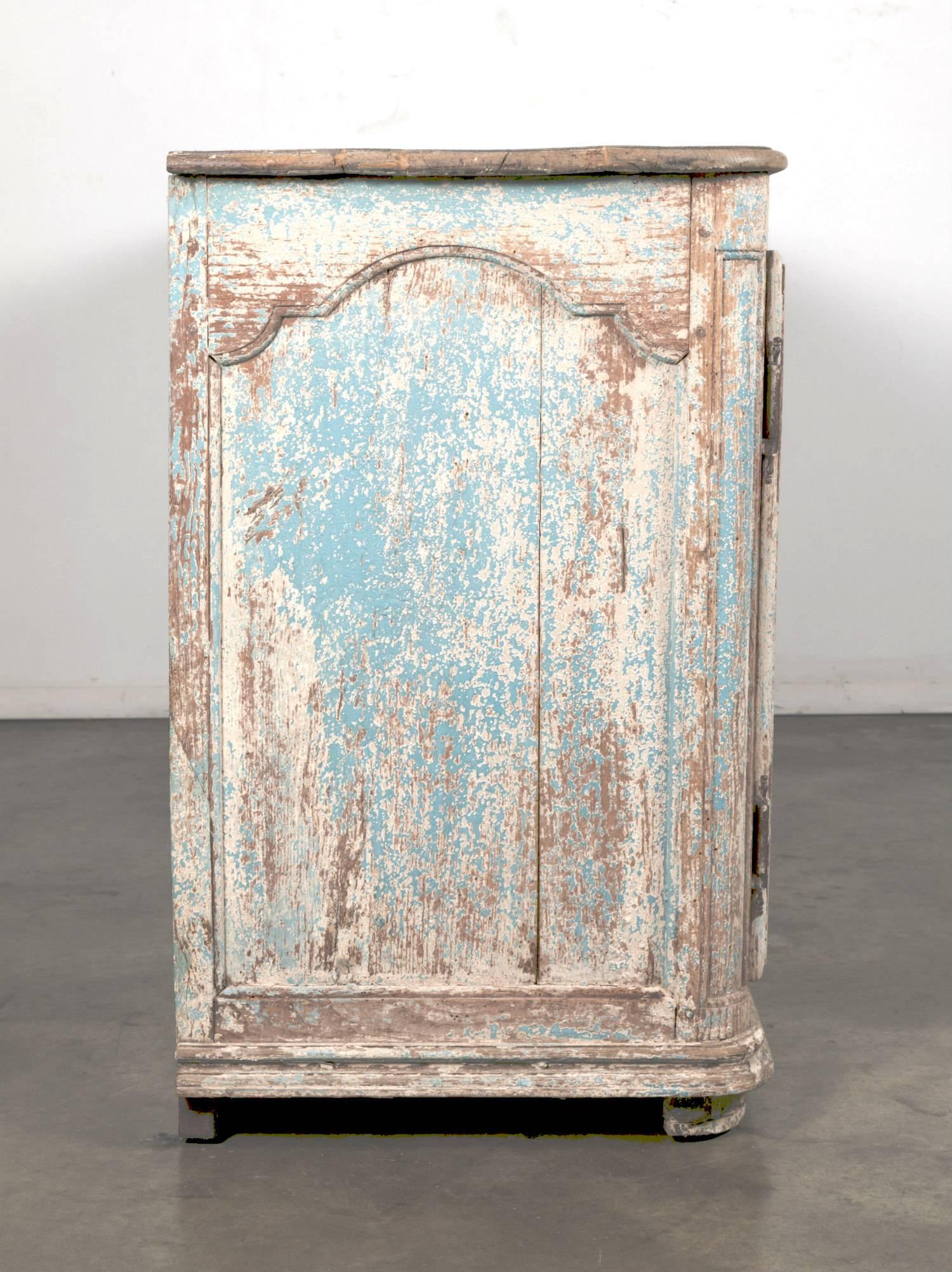 18th Century Provencal Painted Enfilade Buffet 2