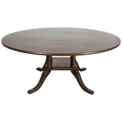 Georgian Style Round Birdcage Pedestal Dining Table