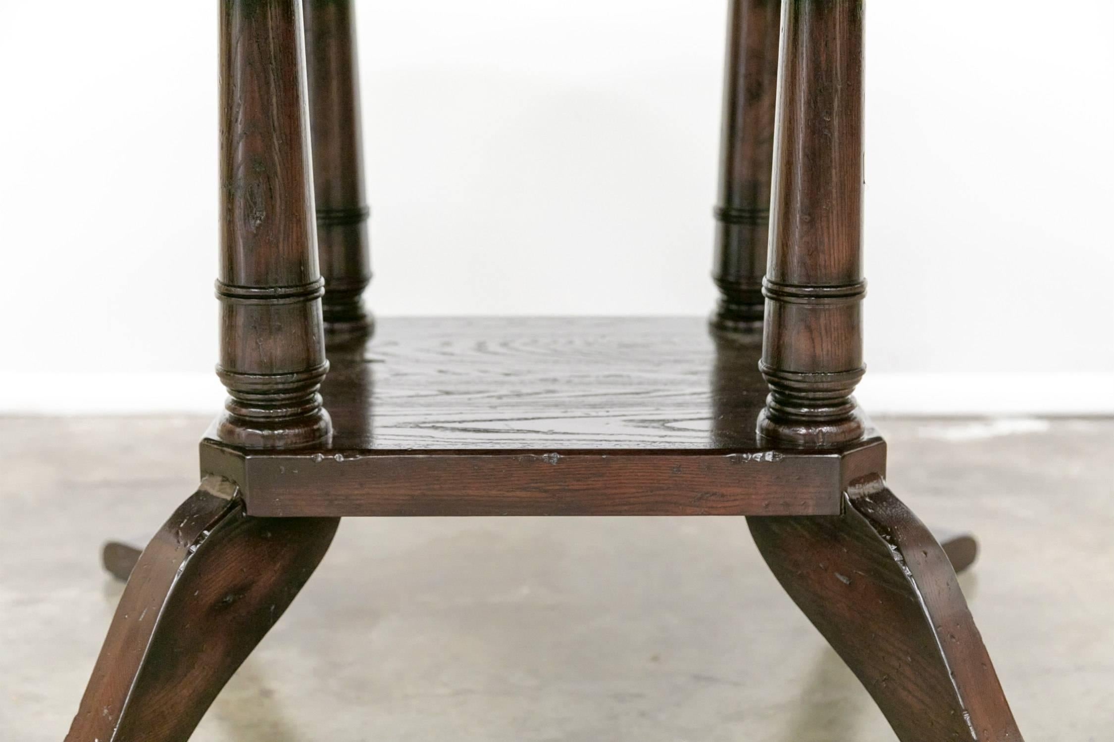 Georgian Style Round Birdcage Pedestal Dining Table 1