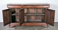 French Louis Philippe Period Cherry Enfilade Buffet