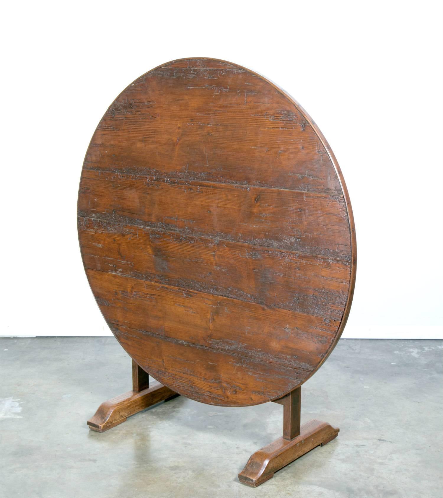 19th Century French Tilt-Top Wine Table 1