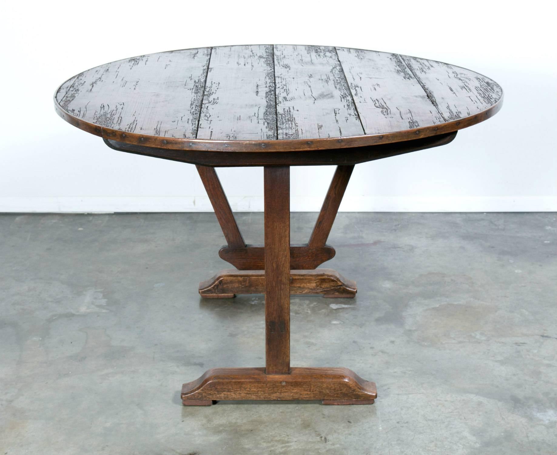 19th Century French Tilt-Top Wine Table In Excellent Condition In Birmingham, AL