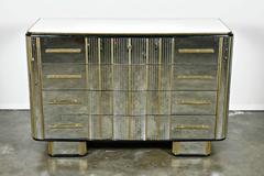 1960s Italian Mirrored Chest of Drawers