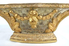 18th Century French Louis XVI Period Carved Giltwood Altar Pedestal