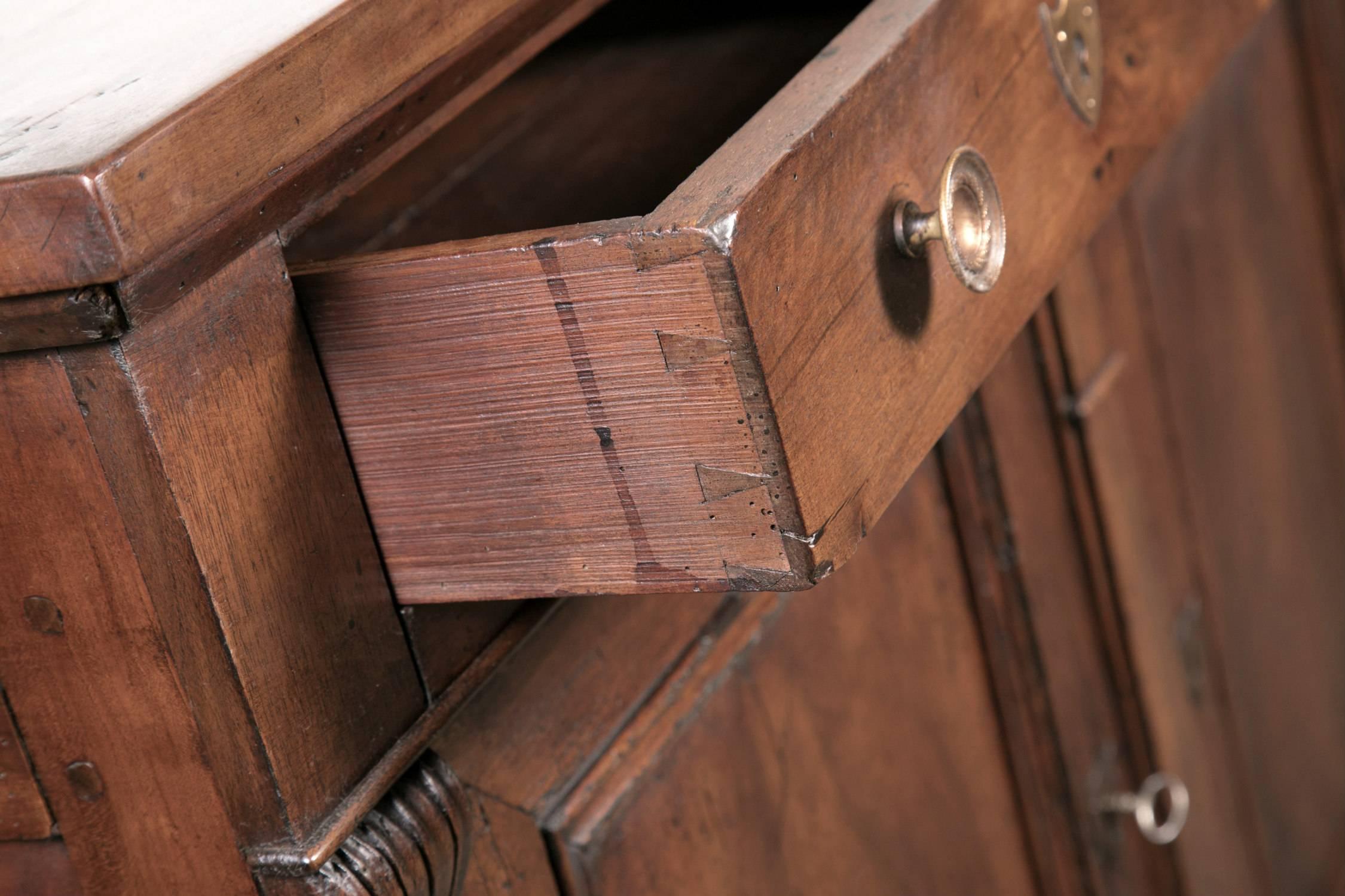 French Directoire Period Walnut Enfilade Buffet 3