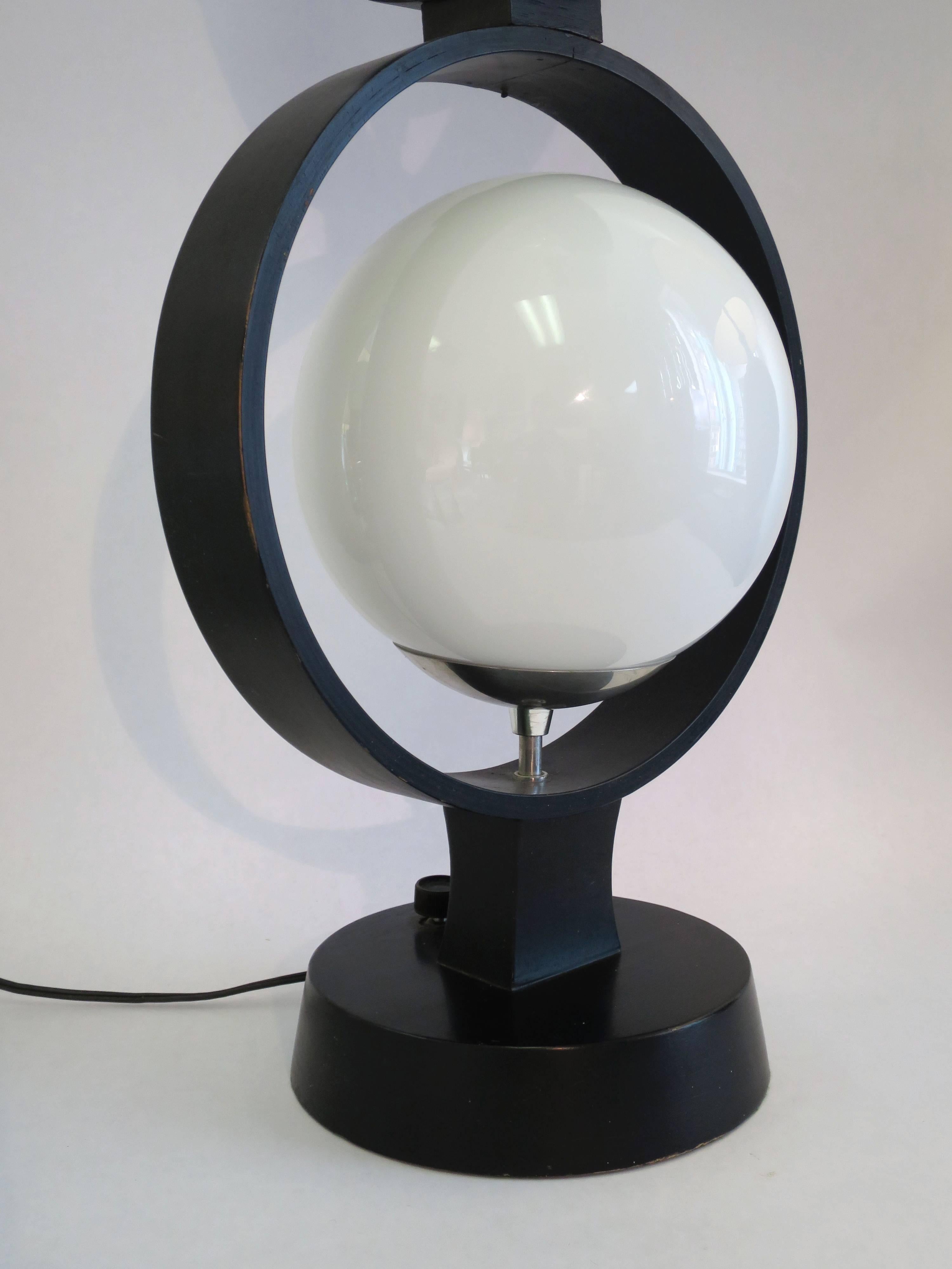 Lacquered Mid-Century Table Lamp by Modeline