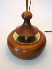 Walnut Table Lamp by Modeline