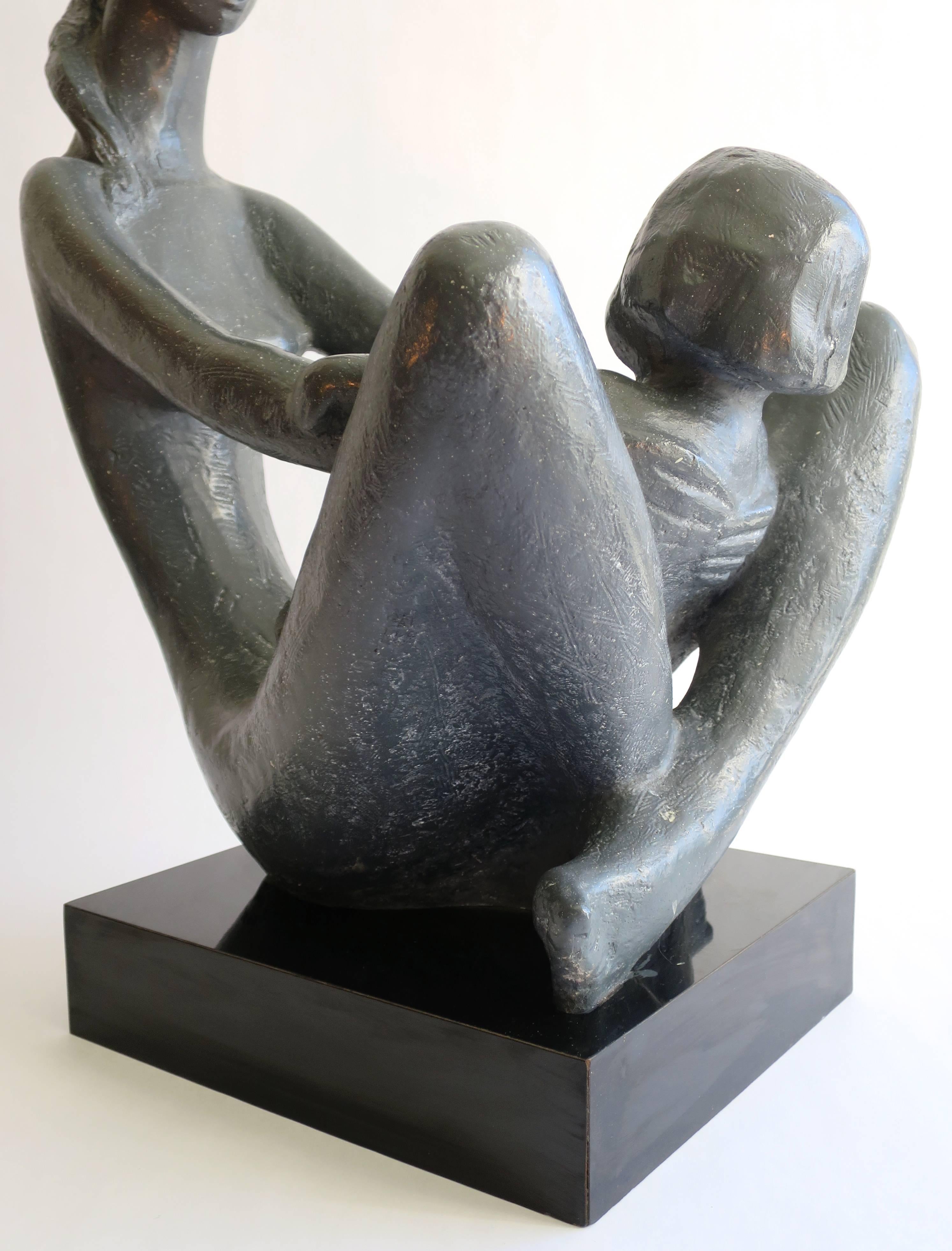 American Mother and Child Sculpture, 1979 For Sale
