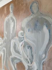 Monumental Modern Abstract Painting Signed Roberts