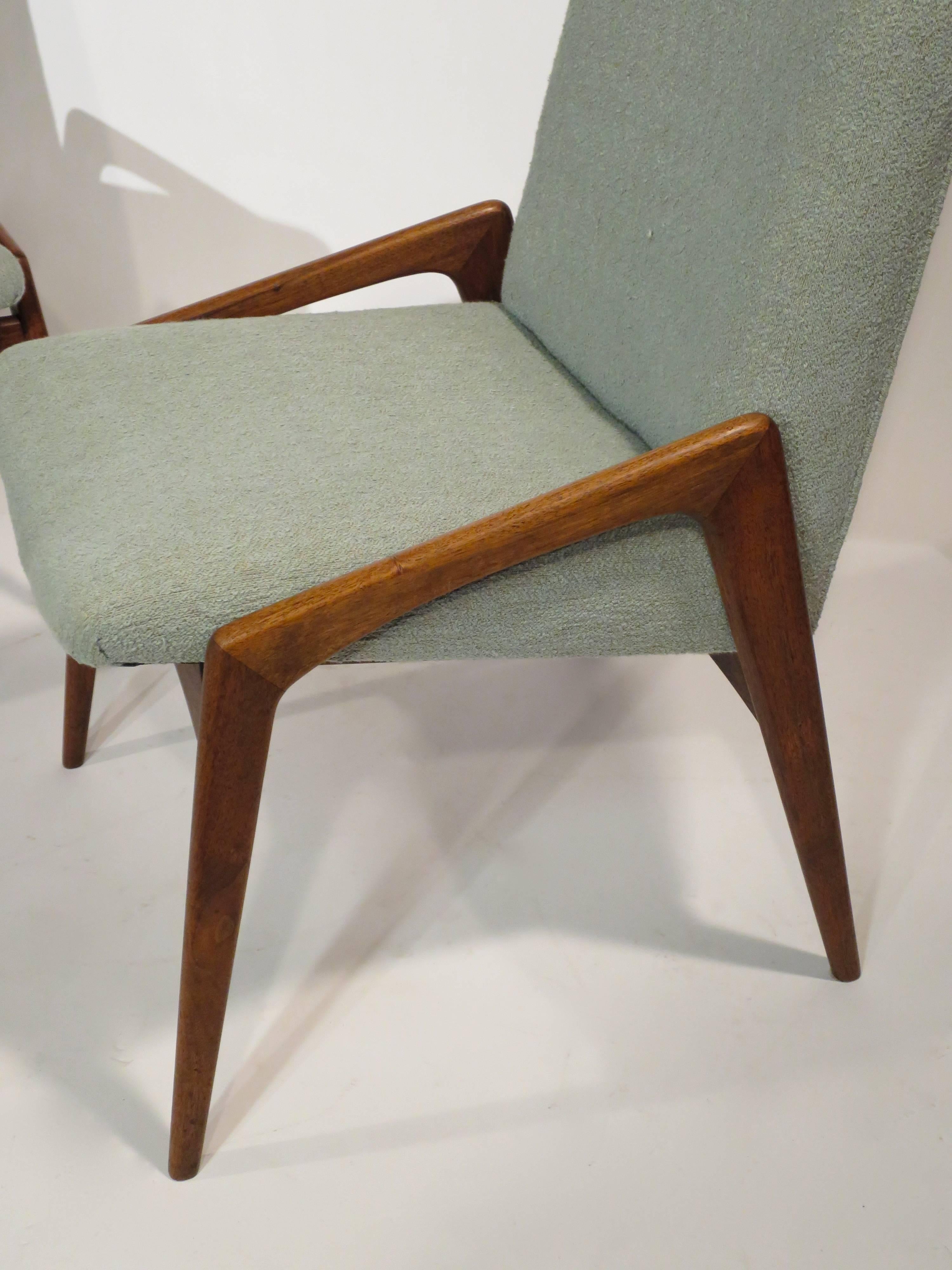 Mid-20th Century Set of Four Mid-Century Dining Chairs