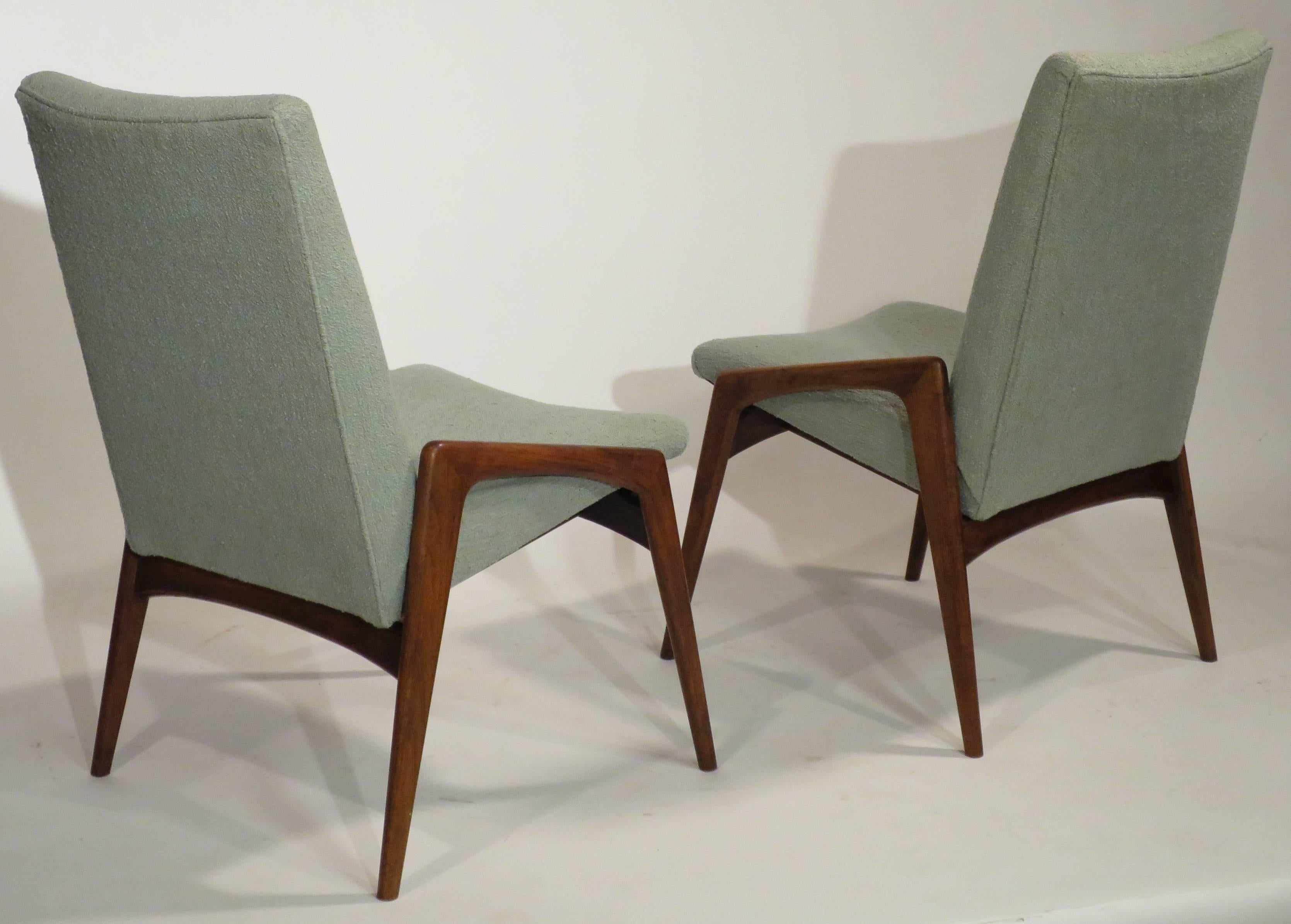 American Set of Four Mid-Century Dining Chairs