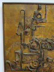Mid-Century Abstract Assemblage Wall Hanging