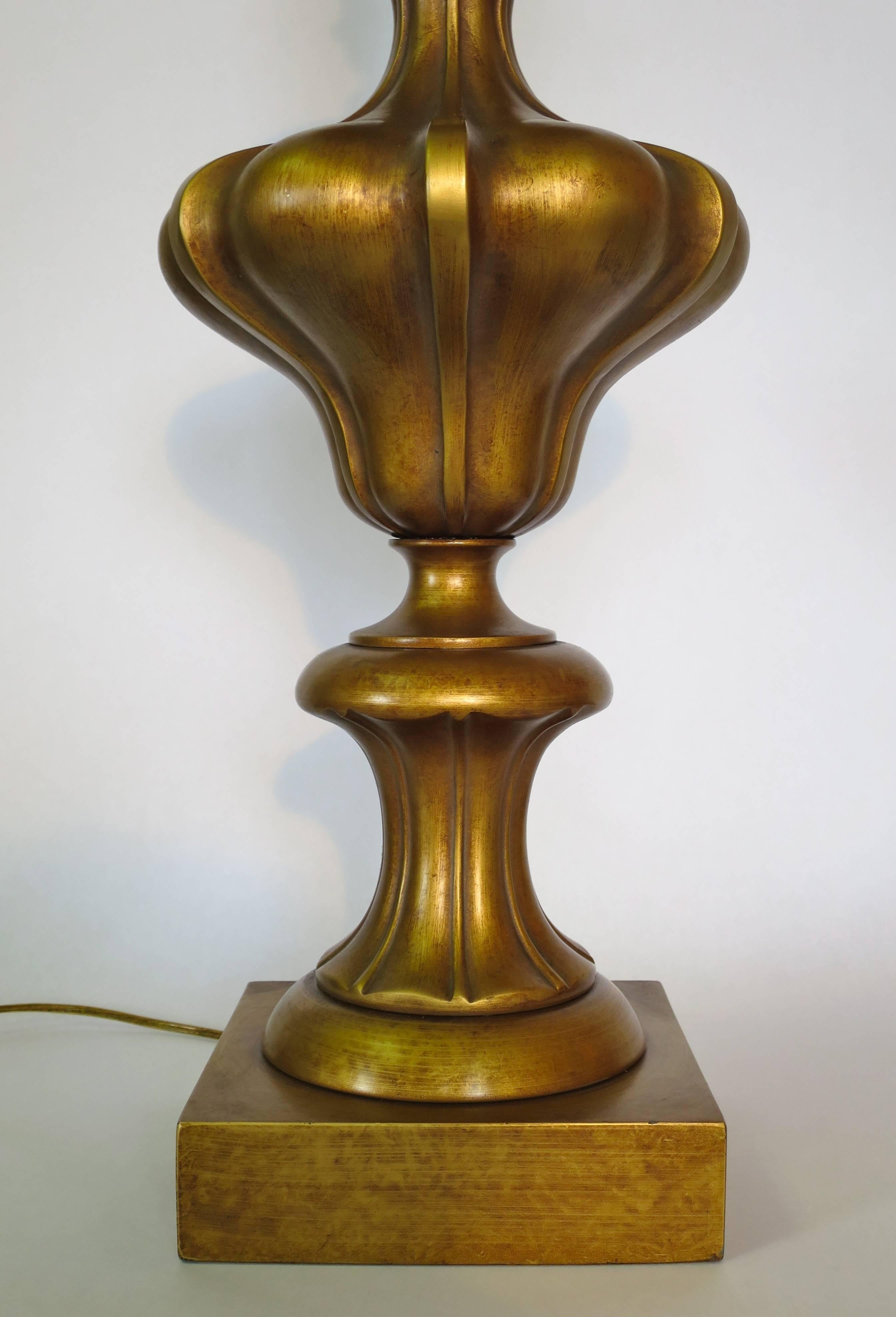 Mid-20th Century Rembrandt Brass Table Lamp For Sale