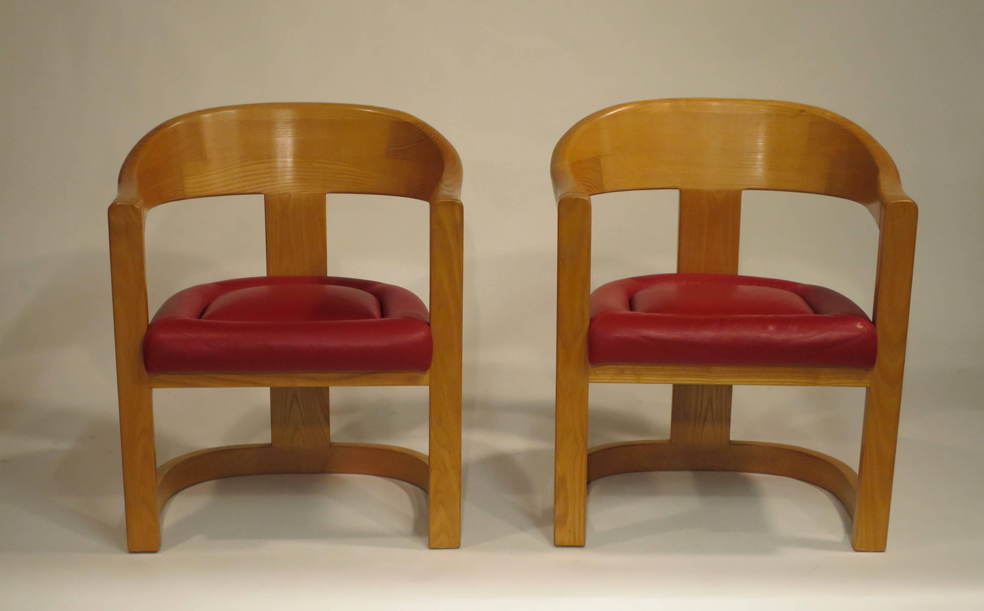 Pair of Karl Springer Onassis Chairs 1