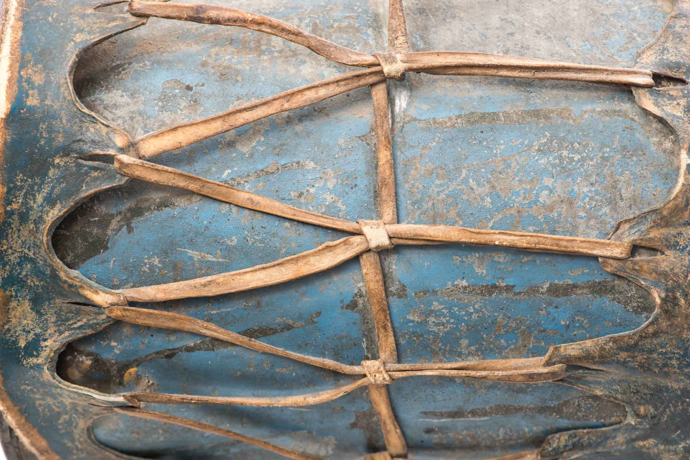 19th Century Native American Butterfly Drum 1