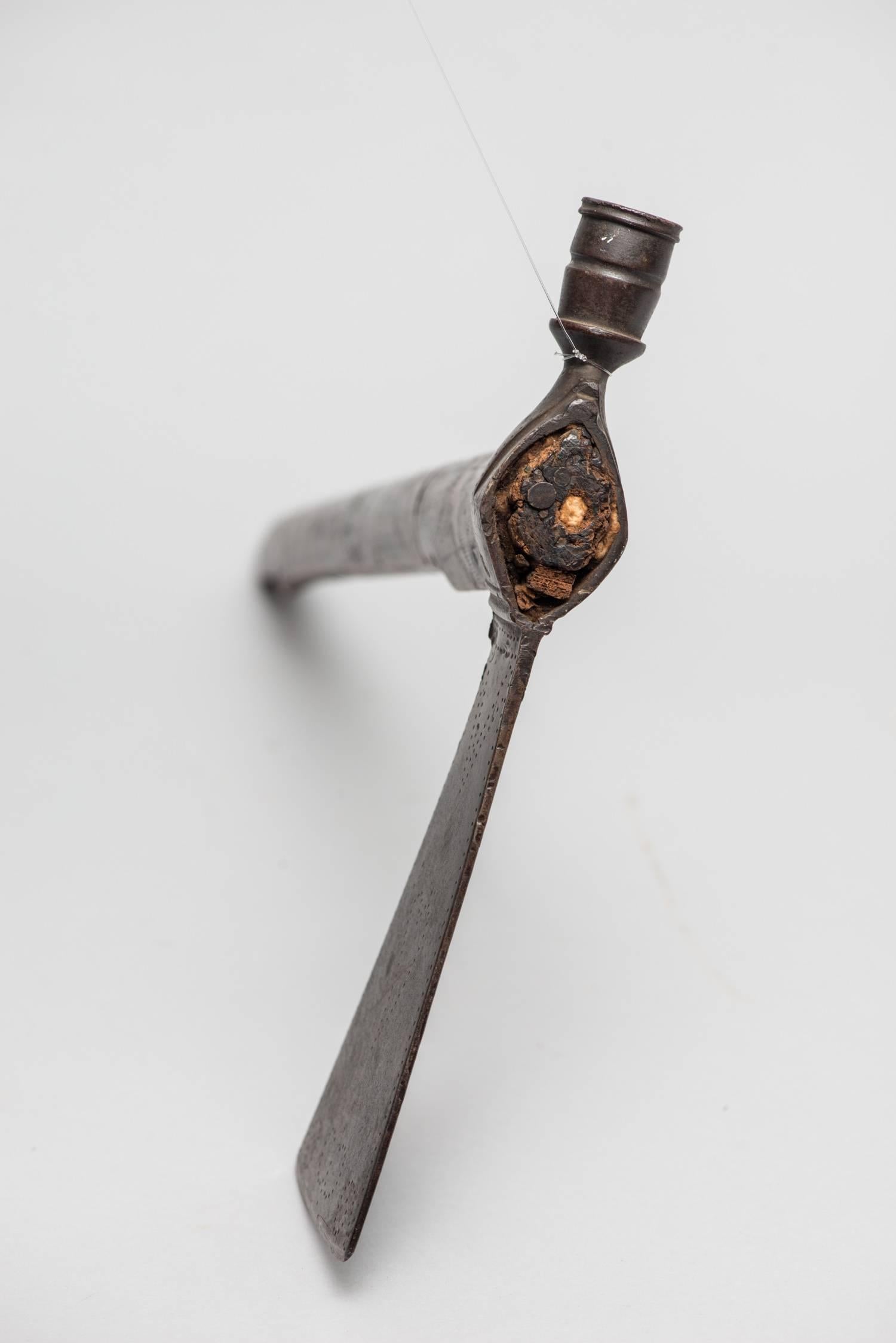 19th Century Native American Plains Pipe Tomahawk In Excellent Condition In Santa Fe, NM