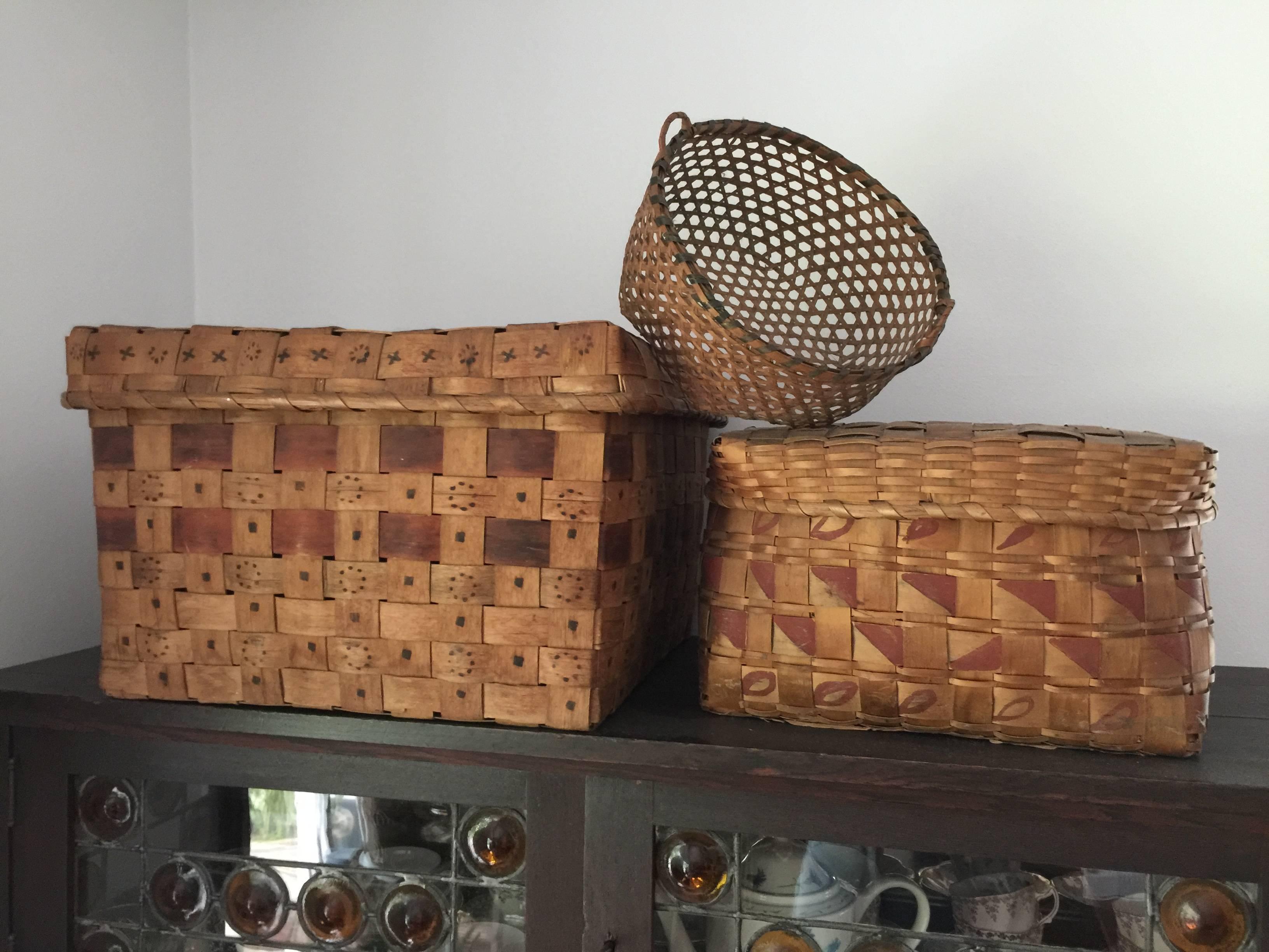 19th Century Splint Basket