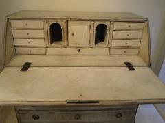 19th Century Painted Swedish Slant Front Desk