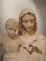 19th Century French Carved Statue of the Virgin and Child