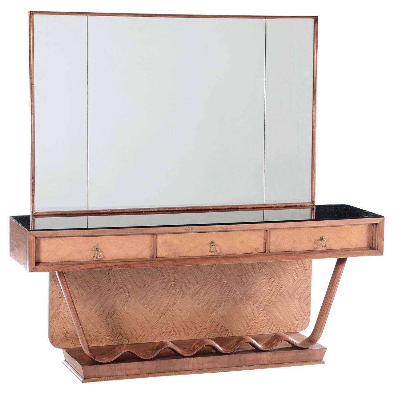 Big mirror with a wood frame, by Osvaldo Borsani, prod Italy, 1940 ca
Free shipping to London