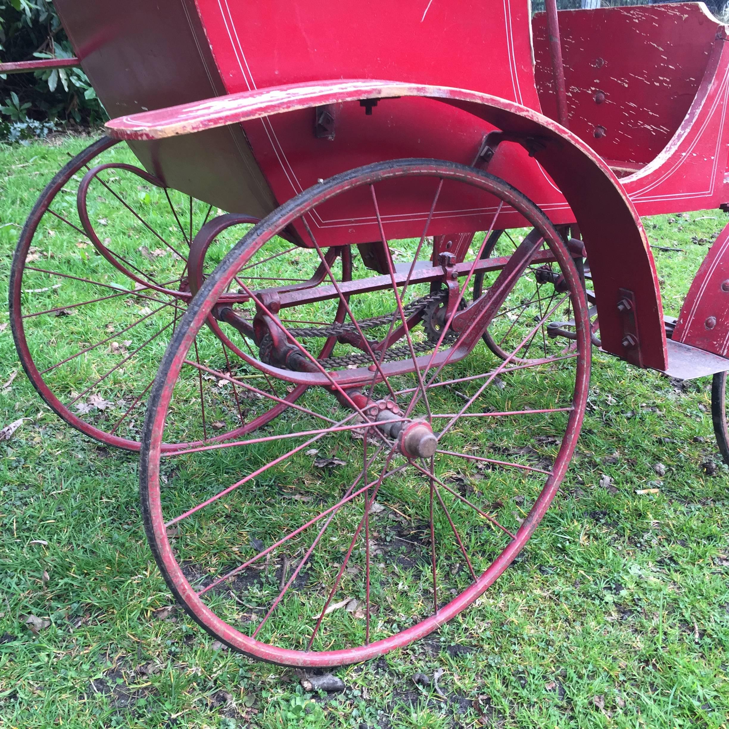 French Pedal Toy Car from circa 1900 For Sale 2