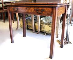 George III Mahogany Card Table