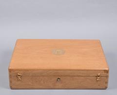 Flatware Service for 12 with Original Oak Canteen, Vienna, circa 1855-1900