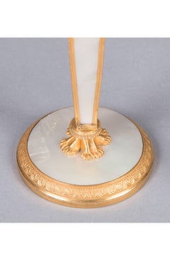 19th Century French Empire Pair of Candlestick